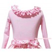 Light Pink Tank Top Light Hot Pink Heart Lacing & Sparkle Rhinestone My Little Pink Dress TB1450